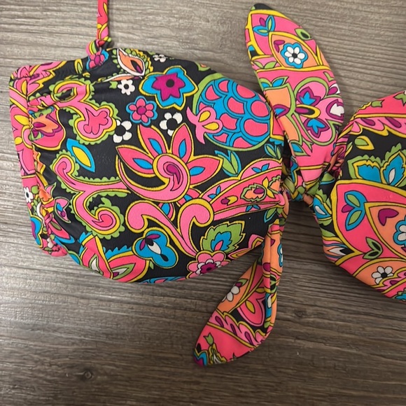 Victoria's Secret Paisley Bandeau Bikini Top Size Small - Picture 3 of 6